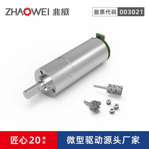兆威直流电机 5G天线基站传动模组齿轮箱6减速比微型减速电机