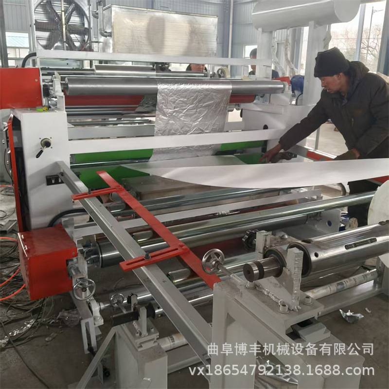 气凝胶毡铝箔高温热熔复合机 保温棉覆膜机 玻纤布卷对卷贴合机