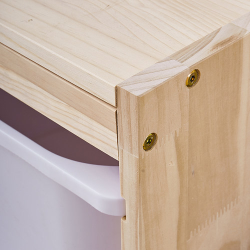 儿童玩具收纳层架置物柜大容量y书架桌面实木简易小型绘本架玩具