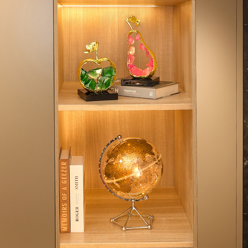 岁岁苹安轻奢摆件桌面客厅办公室桌玄关电视柜酒柜V高档家居装饰