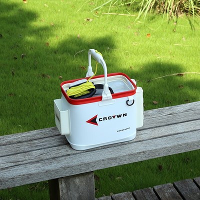 溪流钓路亚不可折叠打水桶钓鱼活鱼桶便携一体成型矶钓野钓小鱼桶