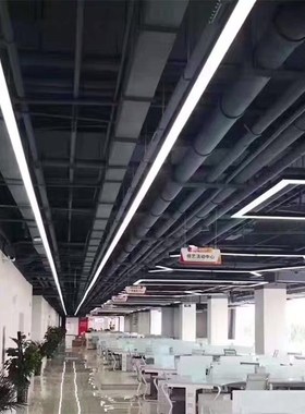 无缝拼接LEDi长条吊灯办公室健身房店铺大厅展厅超市台球室氛围灯