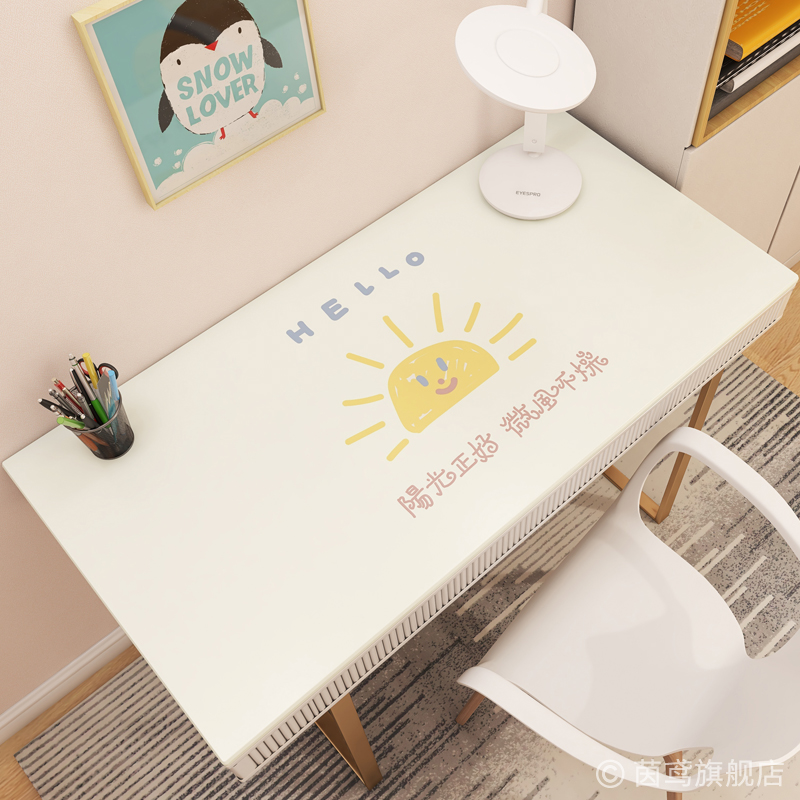 学生ins书桌垫防水免洗皮革写字台布护眼卡通桌面垫电脑书桌桌布