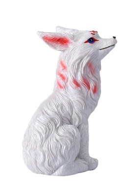 九尾狐多肉植物花盆造景摆件白狐狸猴尾柱微景观花园W天门冬装饰