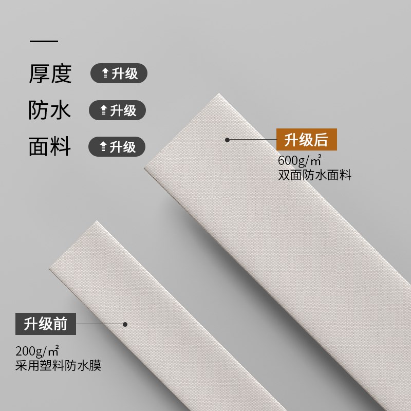 单侧浴帘套装免打j孔浴室防水卫生间折叠淋浴隔断帘防水布高档磁