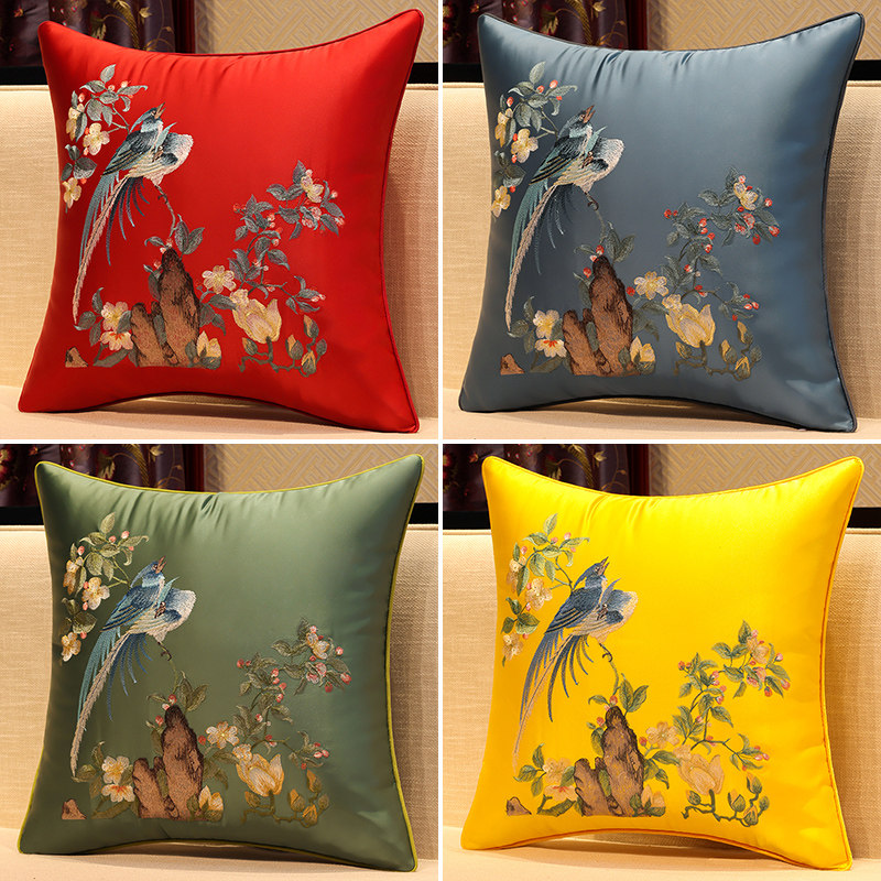 新中式结婚抱枕婚庆婚房红色沙发客厅靠垫靠枕床头大靠背垫套含芯,居家布艺,靠垫/抱枕,淘宝优惠券,粉丝福利购,淘宝优惠卷