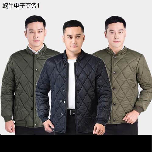 中老年弹力棉衣男内胆小