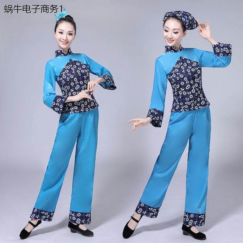 成人春季采茶服套装女村