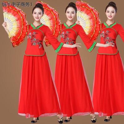 广场舞服装新款套装裙冬