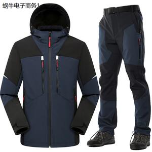 冬户外钓鱼冲锋衣男款防