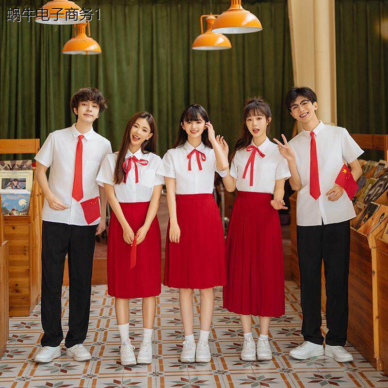 班服夏季学院风初中高生
