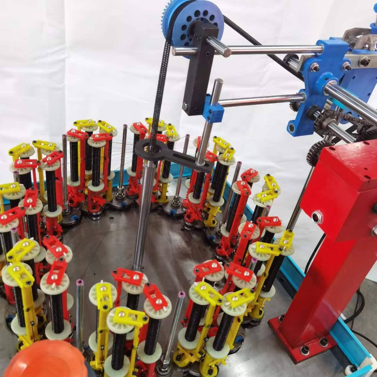 厂家供应锭杆编织机 松紧带编织机 套管编织机登山绳编织机