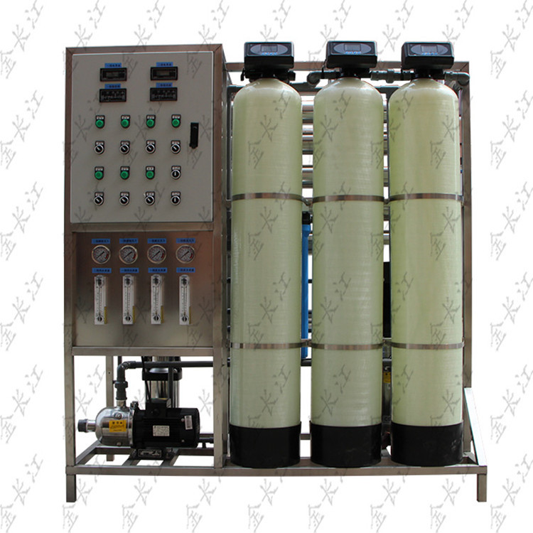 玻璃镜片清洗高纯水制取设备 0.5吨t双级RO反渗透 宁波地下水实惠