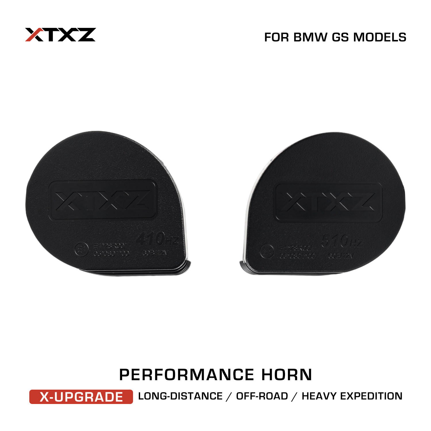 XTXZ丨进阶系列蜗牛喇叭高低音双频宝马摩托车专用警示喇叭改装