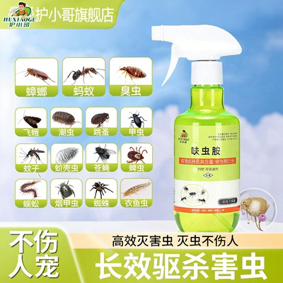护小哥呋虫胺蟑螂药无毒家用全窝端杀虫剂下水道小飞虫灭杀神器