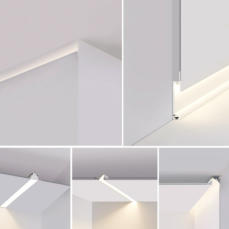 G3无主灯LED线形灯带嵌入式洗墙灯铝槽墙角线性灯客厅明装线条灯