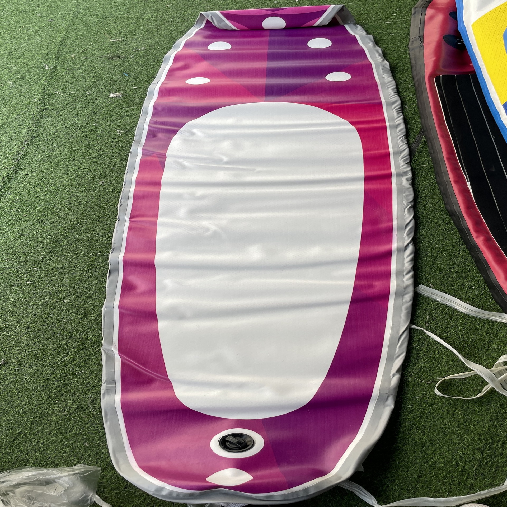 基础简洁充气SUP水上划水板站立式海上冲浪板折叠便捷式水上桨板