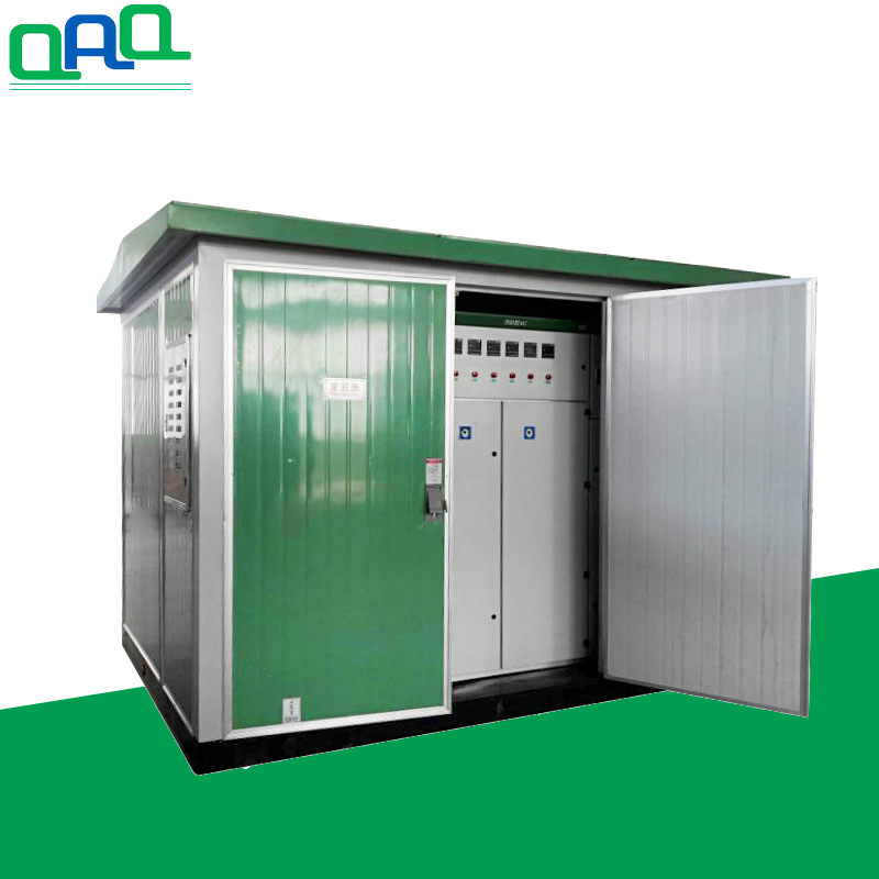 箱式变电站变压器美式欧式变压器630KVA高低压开关柜成套配电房盘