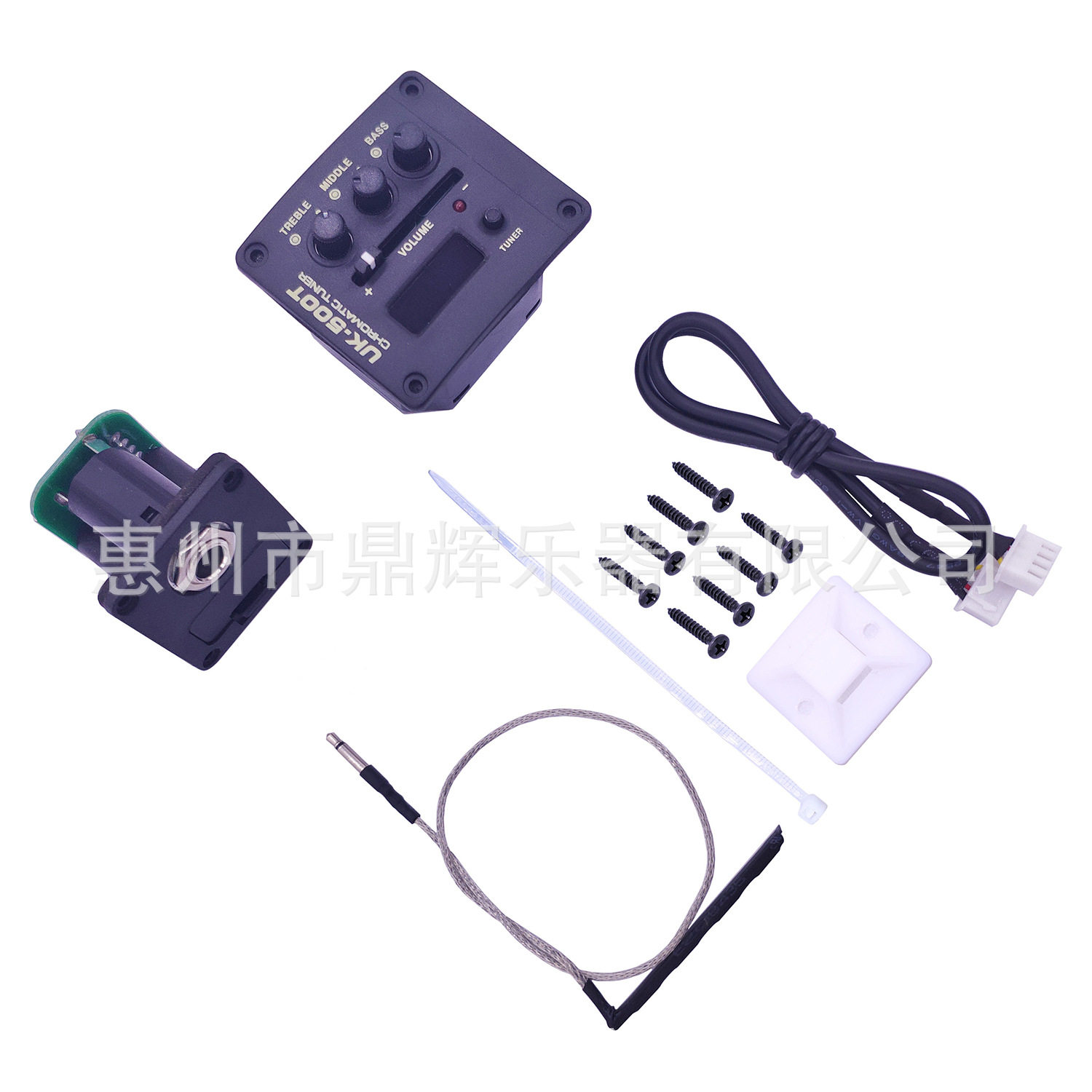 UK-500T尤克里里拾音器 UK小吉他拾音器 EQ均衡器 乐器配件