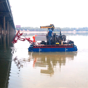 水王挖泥船 水陆两栖螺旋推进车 互花米草收割船泥地滩涂清淤设备