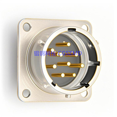 MIL-C-5015航空插头 CGSZMD 玻璃烧结11芯25A真空插头 直插式