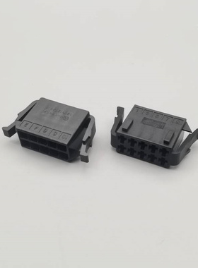 DJ7102-3.5-21国产黑色10线1-929623-1汽车线束连接器接插件