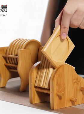 隔热垫C1pn088-创意茶具配件杯垫茶道禅意中式茶垫功夫茶架餐桌用