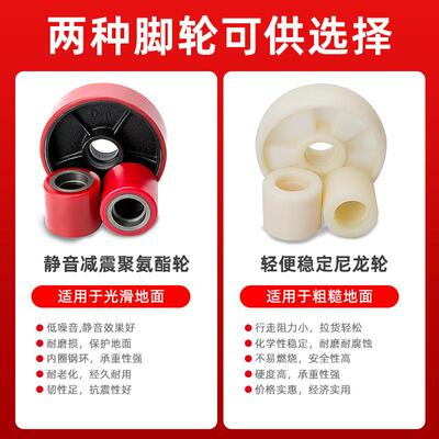 2吨2.5吨吨5手动液压车搬运电车地MBP叉车动盘手牛推油压升降托拖
