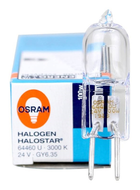 OSRAM欧司朗24V100W 64460U分光光度计灯泡 卤素米泡 竖丝