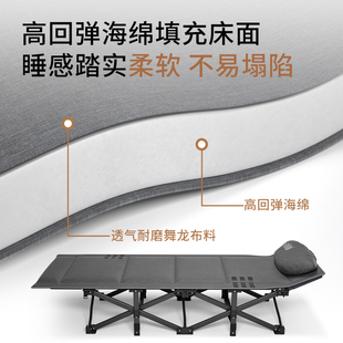 折叠床办公室陪护看护单人午休躺椅家用多功能便携成人午睡行军床