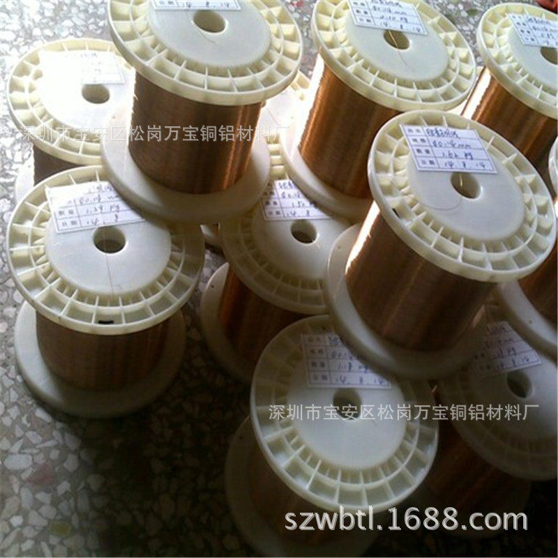 进口铍青铜丝 慈溪C17200铍青铜线 高弹铍青铜带（0.1 0.15 0.2）