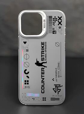 苹果16ProMax个性X200S适用14彩银csgs印花集iPhone15华为MATE70RS潮牌13手机壳硬12荣耀X60GT高级感OPPOk12s