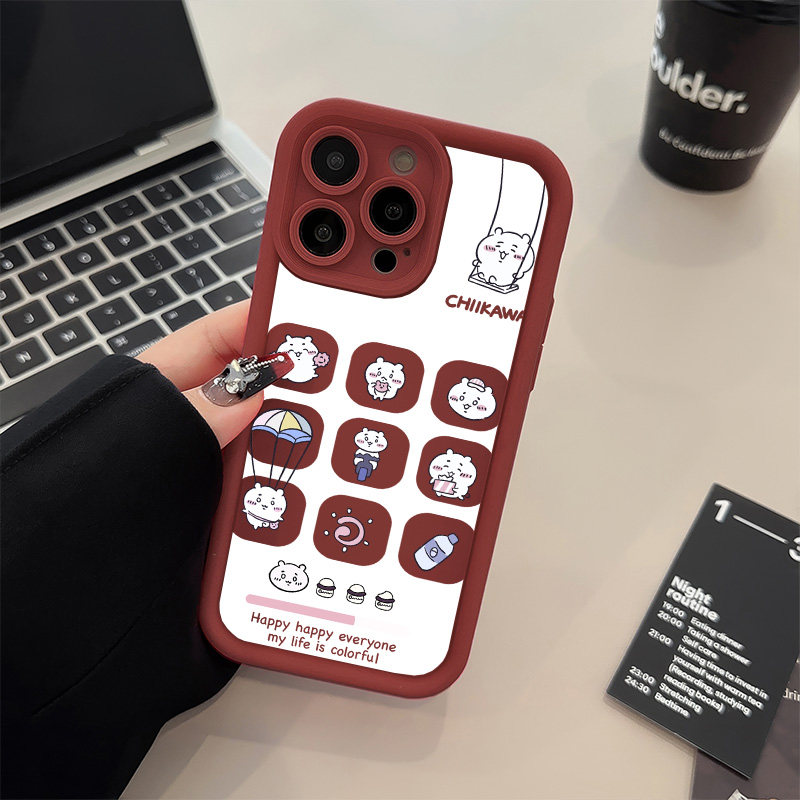 手机壳15ProMax闺蜜宫格吉伊OPPOReno14适用软13糖果苹果12卡通iPhone16plus少女心红米TURBO4ins风VIVOx100s