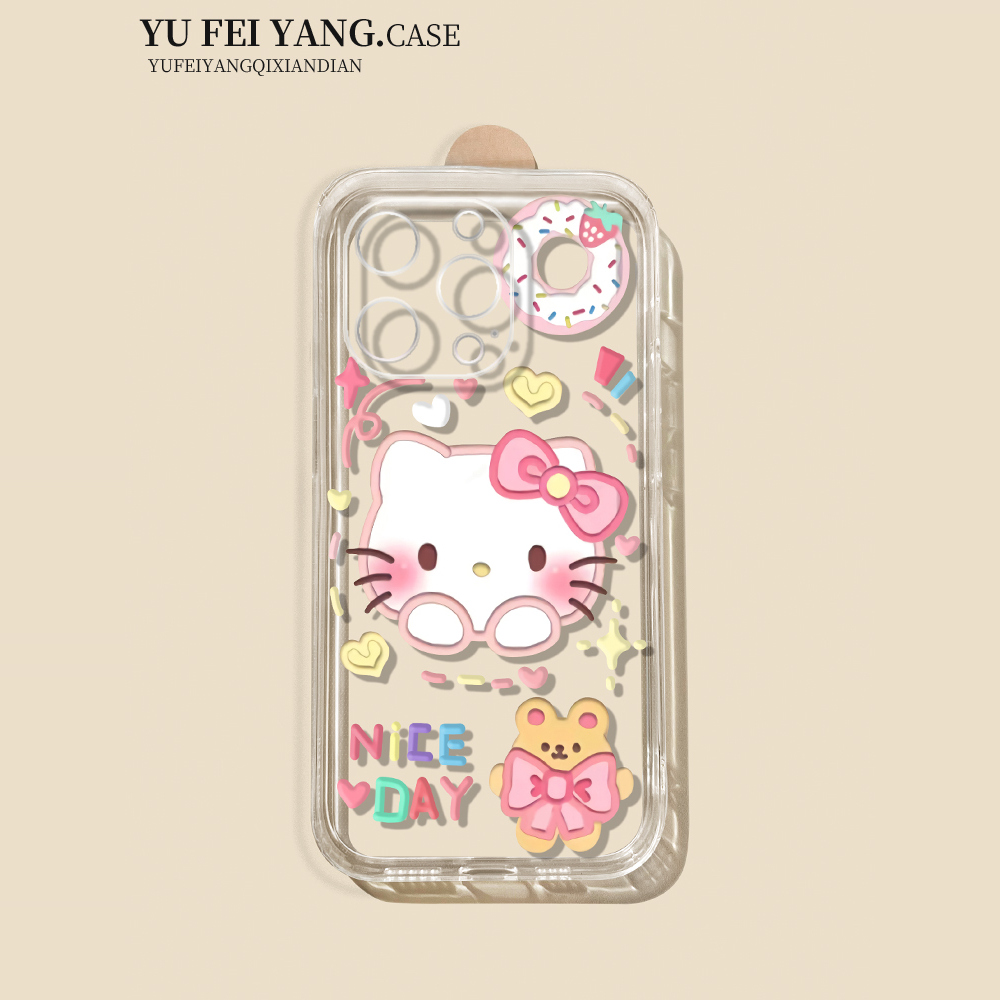 苹果14plus适用13少女心12可爱凯蒂猫帕恰狗iPhone16手机壳15ProMax透明软华为Mate60高颜值iQOOneo10ins风a3