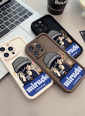 iPhone17周边13适用12ProMax拍照林俊杰红米k80创意VIVOY300T卡通OPPOFindx8pro手机壳16e糖果苹果15软14plus