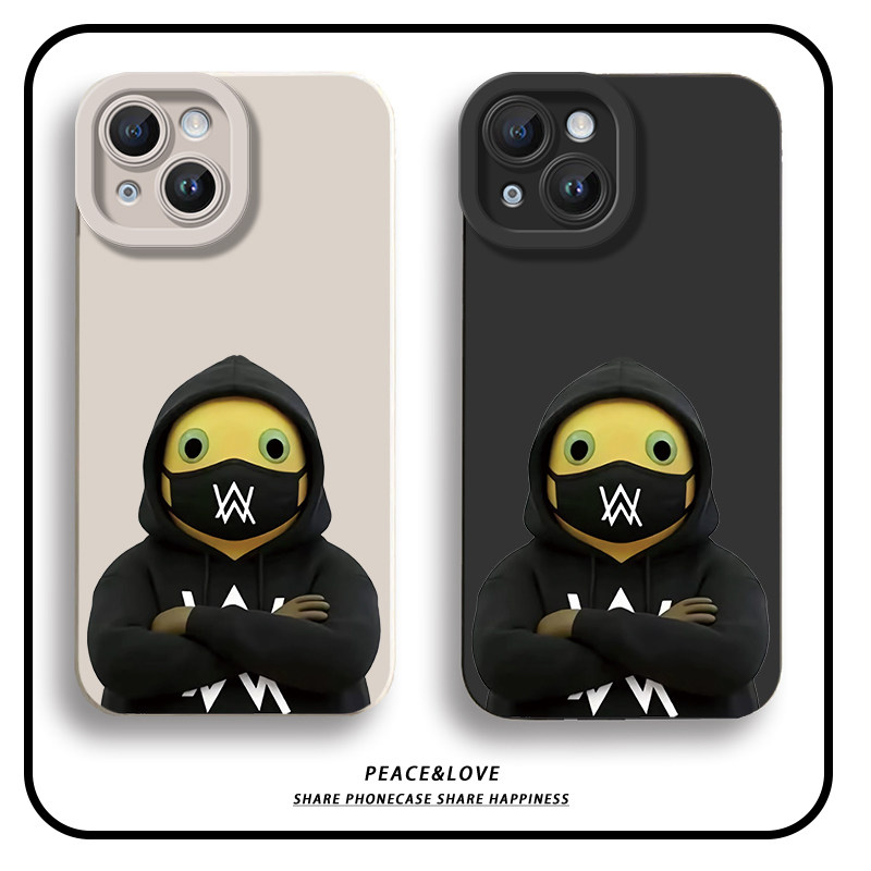 iPhone14卡通荣耀600苹果13创意小米17ULTRA瞳眼12ProMax软OPPORENO16小众适用15PLUS手机壳口罩奶龙荣耀x80i