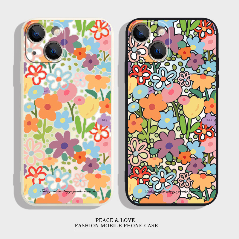 适用苹果13小清新花朵17软iPhone15ins风12ProMax手机壳16PLUS华为NOVA14活力版一加ACE6小众华为PURA80ULTRA,3C数码配件,手机保护套/壳,淘宝优惠券,粉丝福利购,淘宝优惠卷
