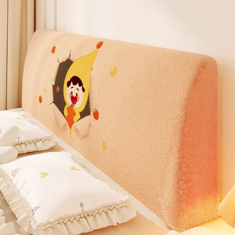 奶油风软包床头套罩罩套全包保护罩床头遮丑靠垫2026新款万能通用,居家布艺,床头罩,淘宝优惠券,粉丝福利购,淘宝优惠卷