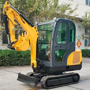 小型挖掘机迷你微挖小挖机10型12型多功能微型室内破碎工程绿化