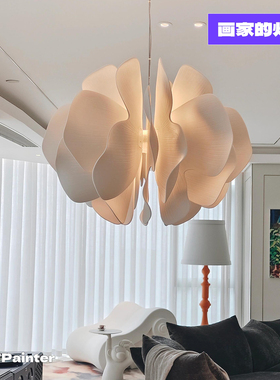 美式Nightbloom法式中古餐厅陶瓷花瓣吊灯创意艺术客厅卧室蝴蝶灯