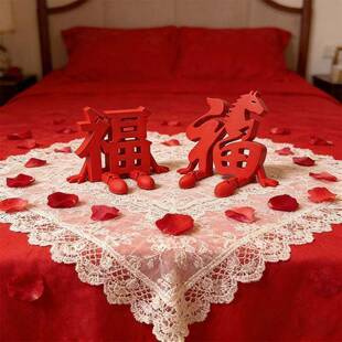 立体摆件马上有福3d新年装饰氛围电脑开关桌面福字节日装扮用品YH