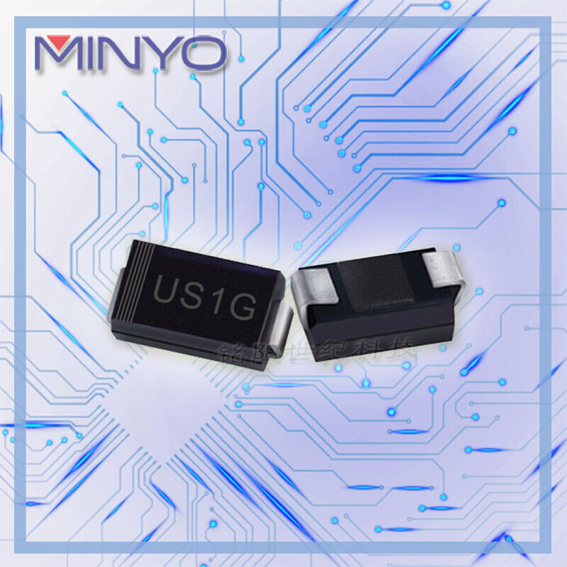 工厂直供US1G 贴片HER105 DO-214AC/SMA 1A400V 快恢复整流二极管