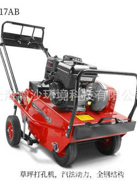 维邦草坪打孔机WB517AB草坪养护打孔通气机汽油钻孔机
