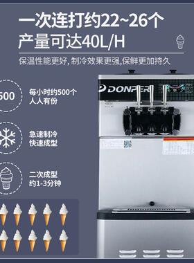 CF211冰激凌商用立式店圣代甜筒奶茶 甜品店奶机茶 18001冰淇淋机