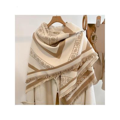 2025新款大方巾披肩女外搭秋冬季彷羊绒围巾两用加厚保暖毛毯斗篷