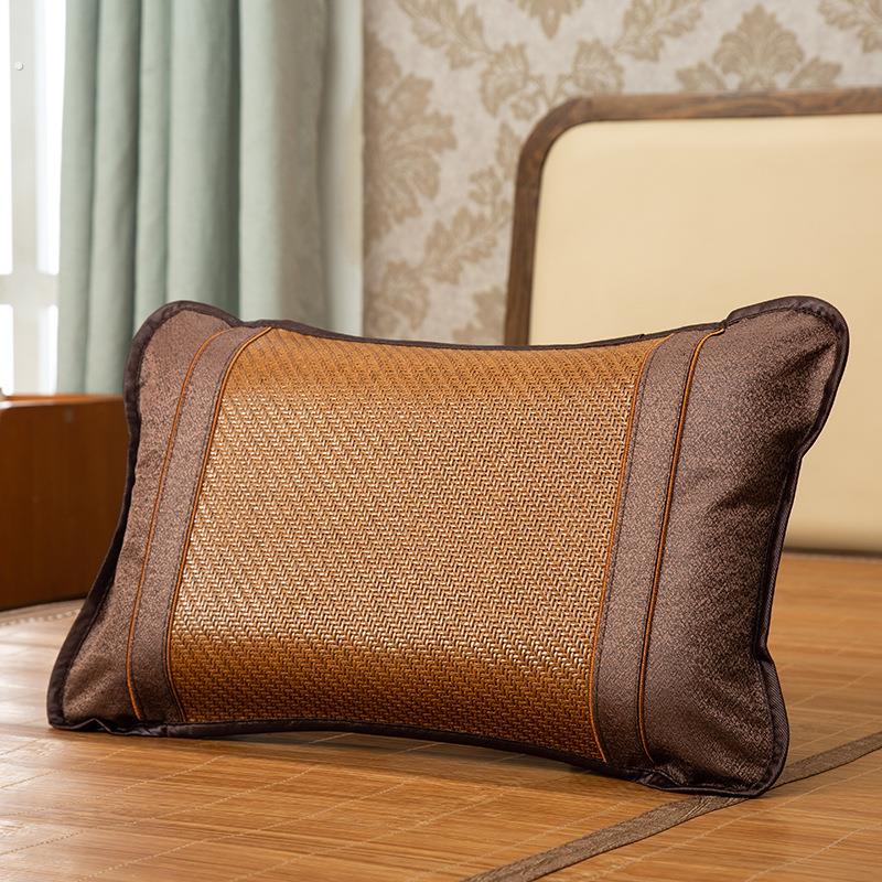 茶叶竹枕夏天含枕头芯新香货车冰爽带卧铺头枕女藤席宝宝睡枕