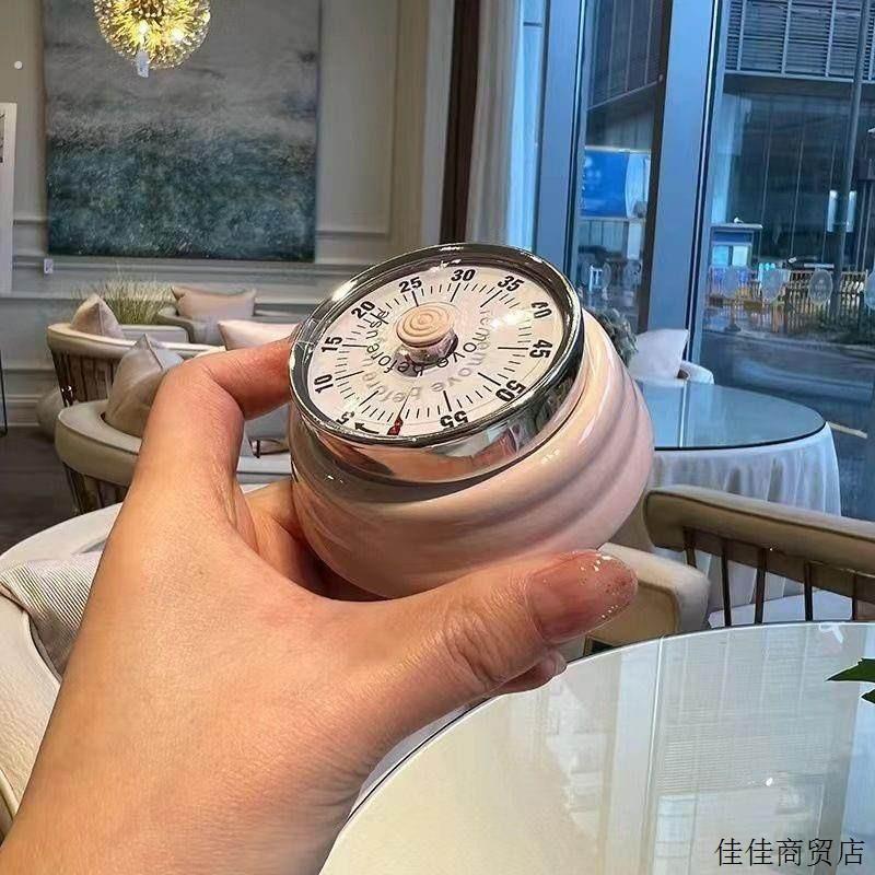 厨房定时器专用可视化时间管理机械计时器闹钟倒计时提醒器带磁吸