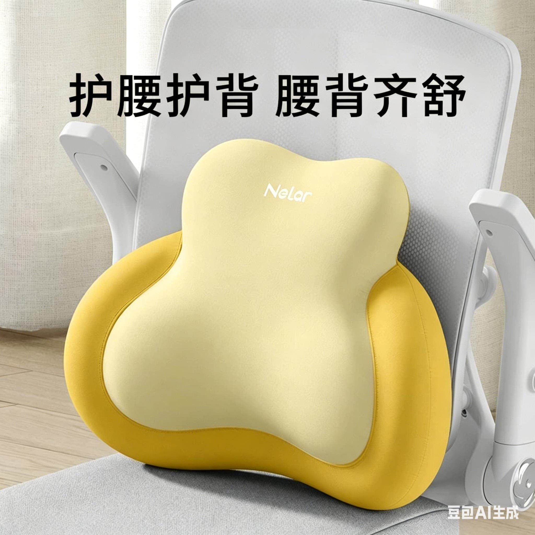 德国腰靠办公室护腰靠垫腰部支撑上班久坐神器腰枕汽车座椅子腰枕