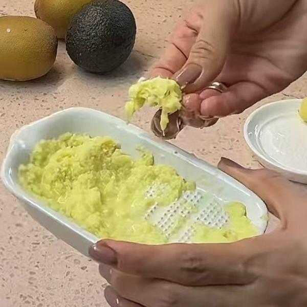 研磨陶瓷磨蒜器厨房多功能手动研磨蒜泥器婴儿辅食研磨姜泥器卫生