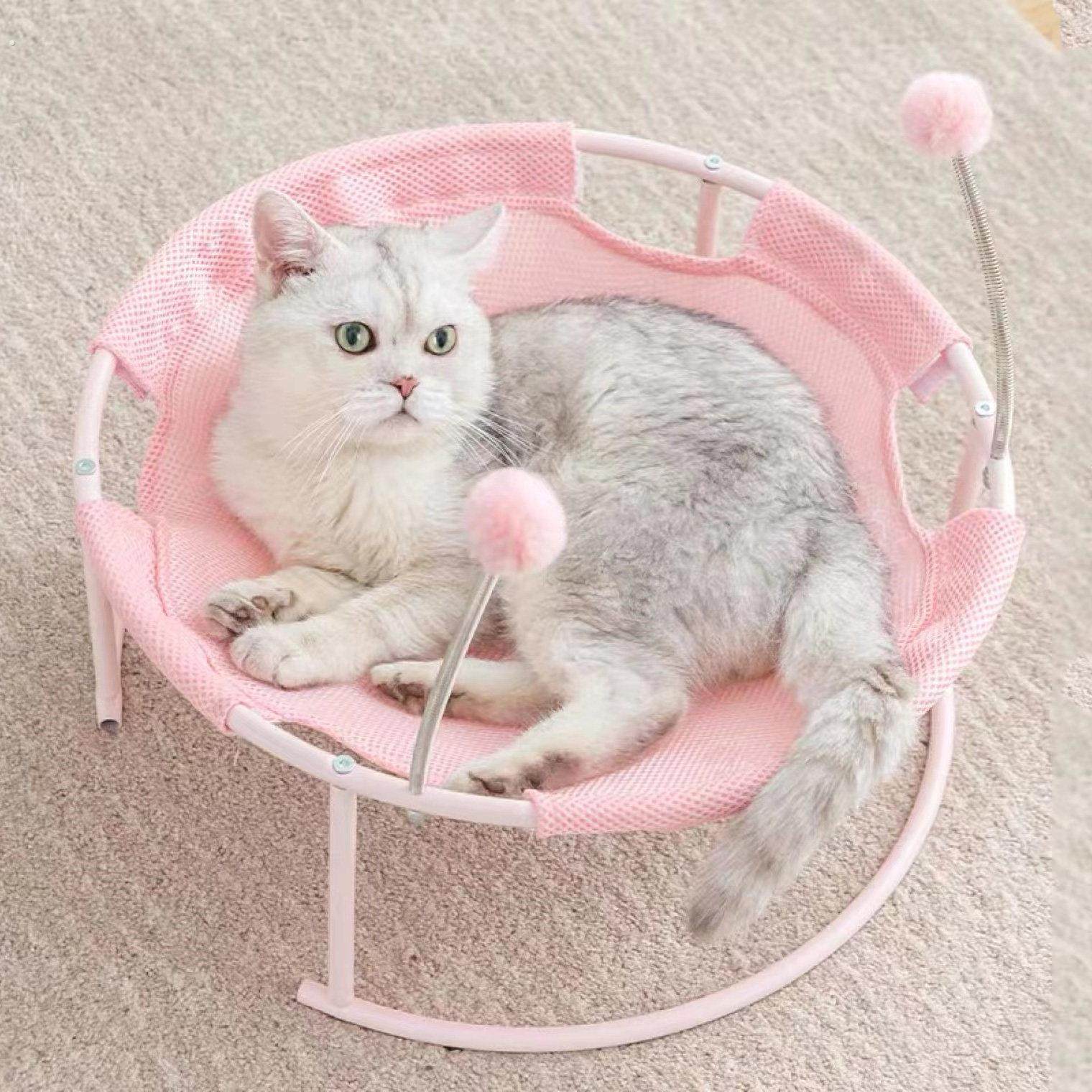 猫窝四季通用猫咪沙发宠物夏季用品夏天凉窝睡觉的猫床吊床行军床